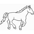 Coloriage chevaux