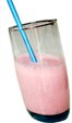 Milk-shake à la glace fraise