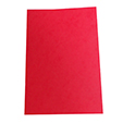 rectangle de papier épais rouge