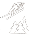 Coloraige saut a ski