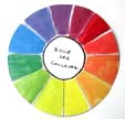 Coloriage de la roue des couleurs