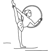 dessin gymnastique