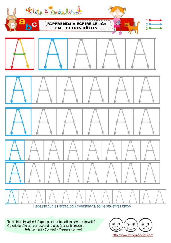 comment apprendre les alphabets francais