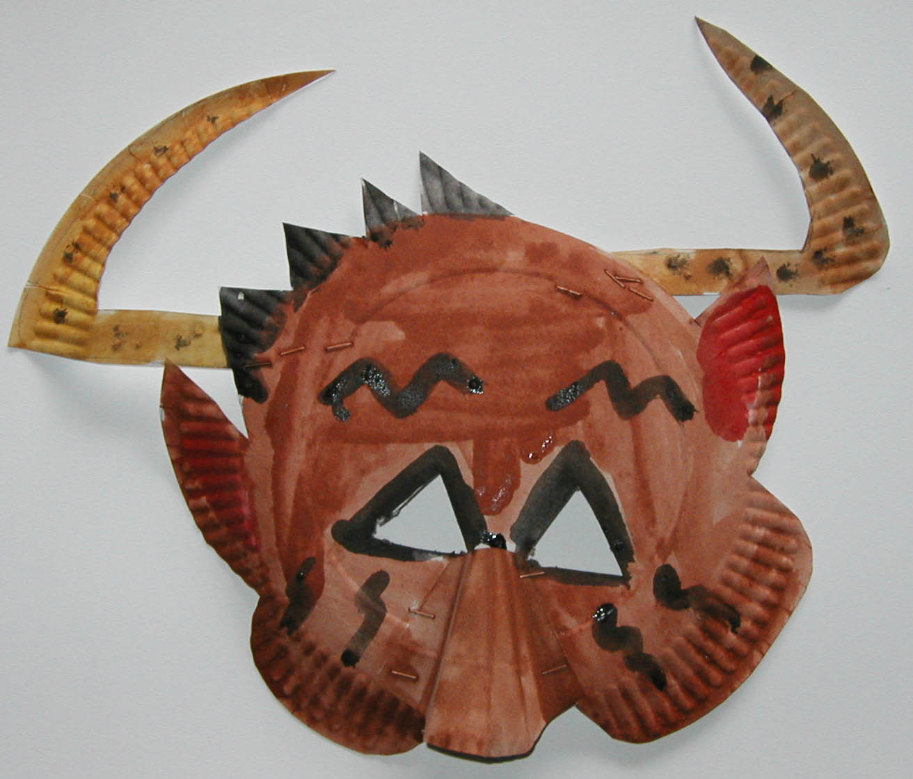 masque de taureau &agrave   fabriquer pour le carnaval
