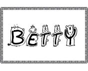 betty lettres bestiole