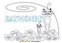 coloriage Raymonde