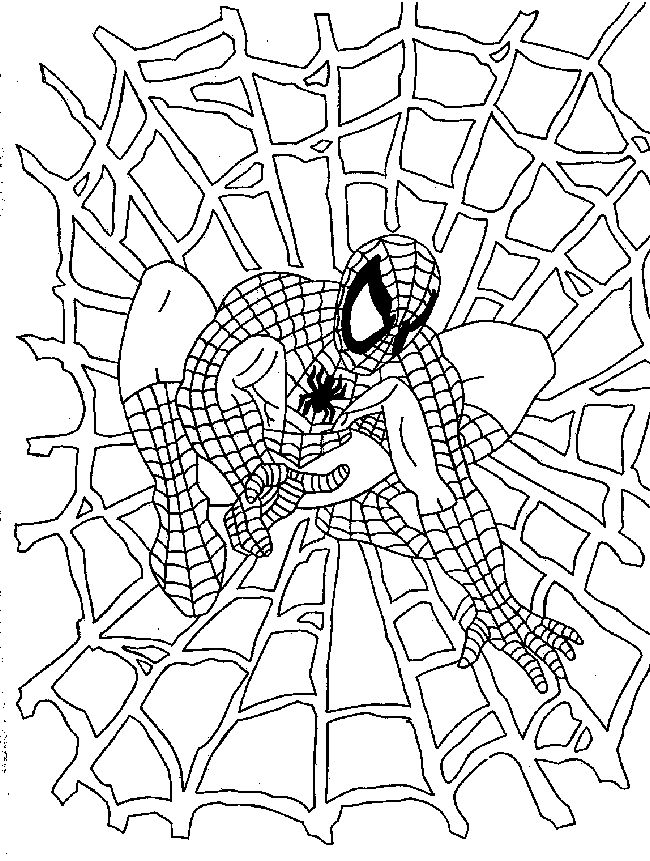 Coloriage De Spiderman 3