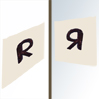 lettre R et son symétrique