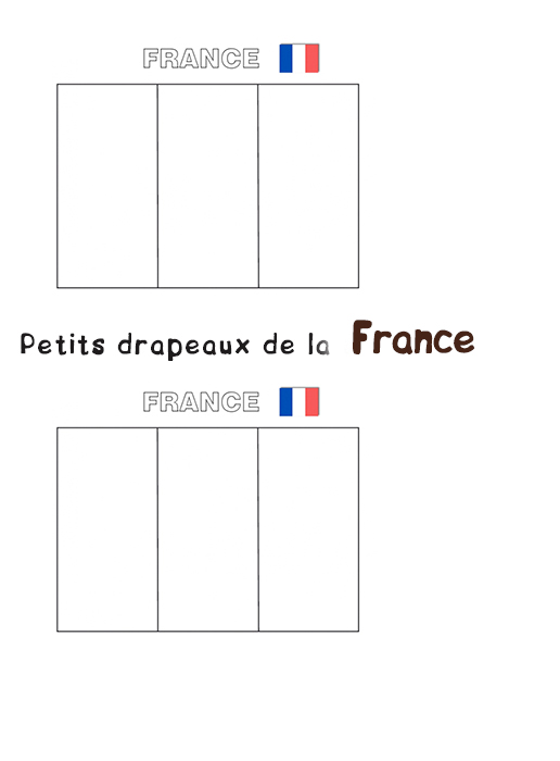 Mini Drapeaux De La France Coloriage Des Drapeaux