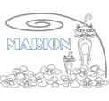 coloriage marion chat