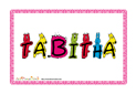 image tabitha en droles de lettres bestioles
